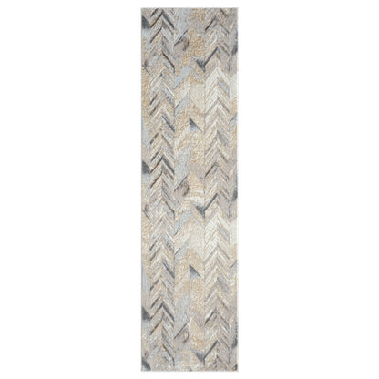 Astana 188 Stone Modern Hallway Runner Saray Rugs