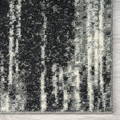 Astana 481 Charcoal Hallway Runner Saray Rugs