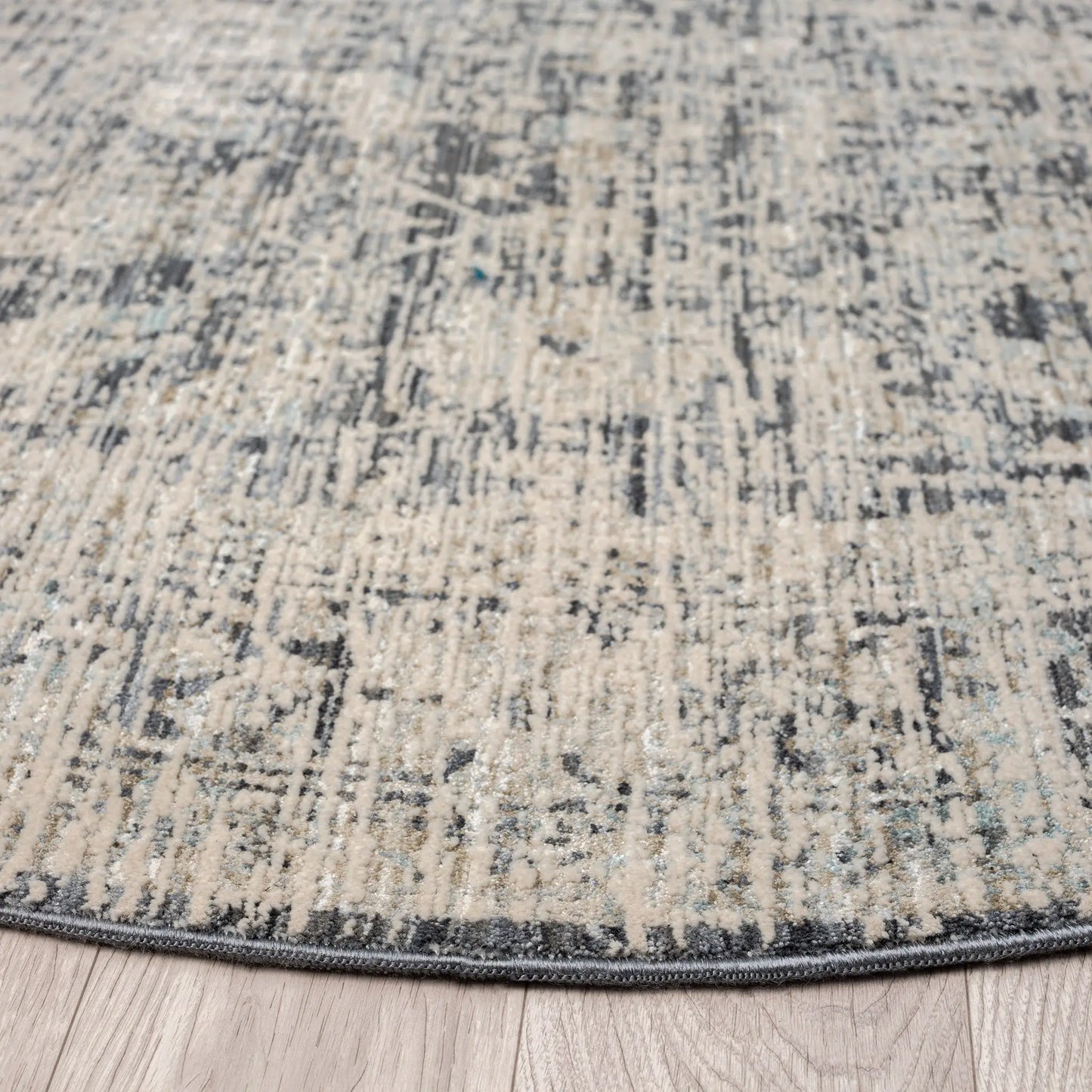 Auburn 6739 Charcoal Traditional Round Rug Saray Rugs