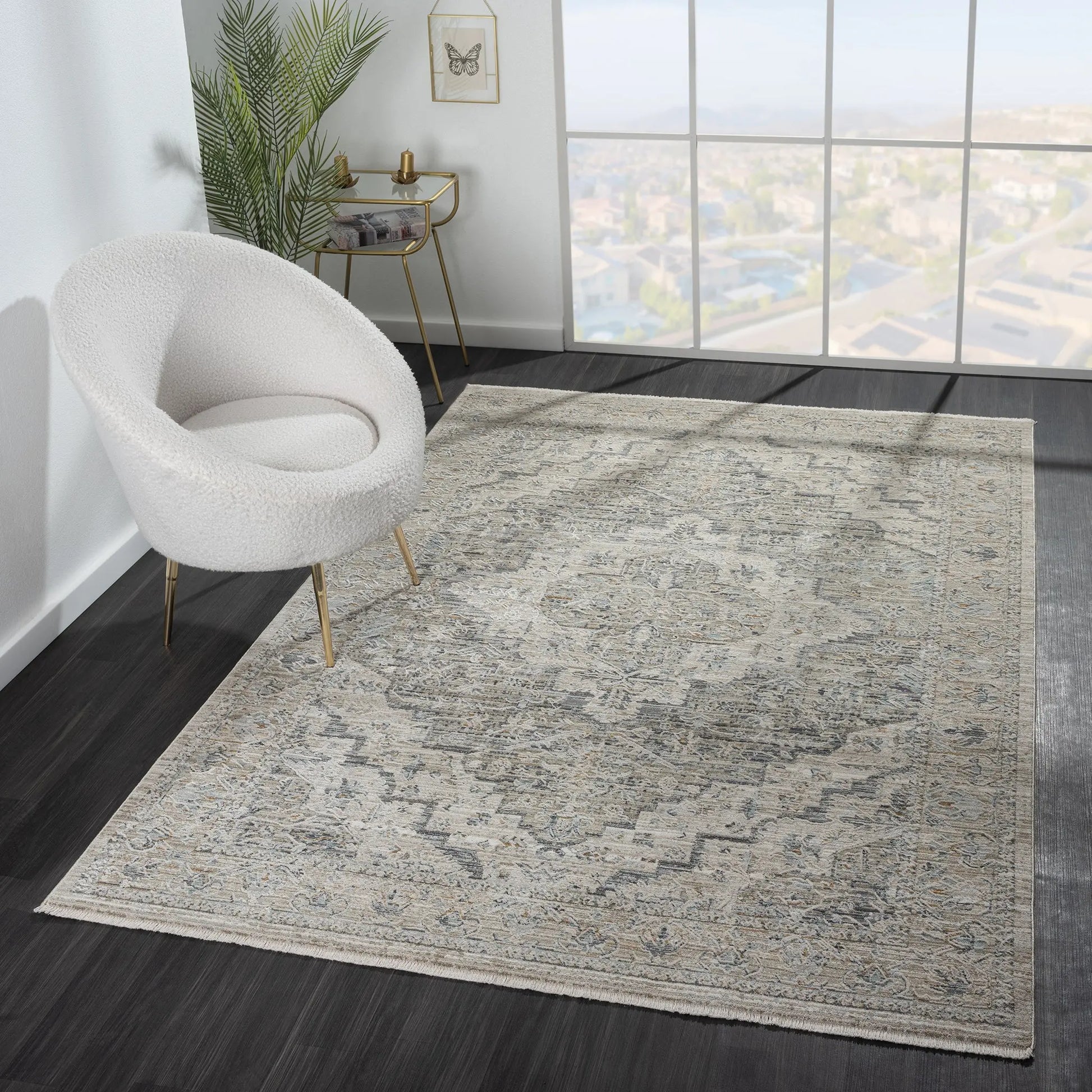 Auburn 6753 Taupe Traditional Rug Saray Rugs