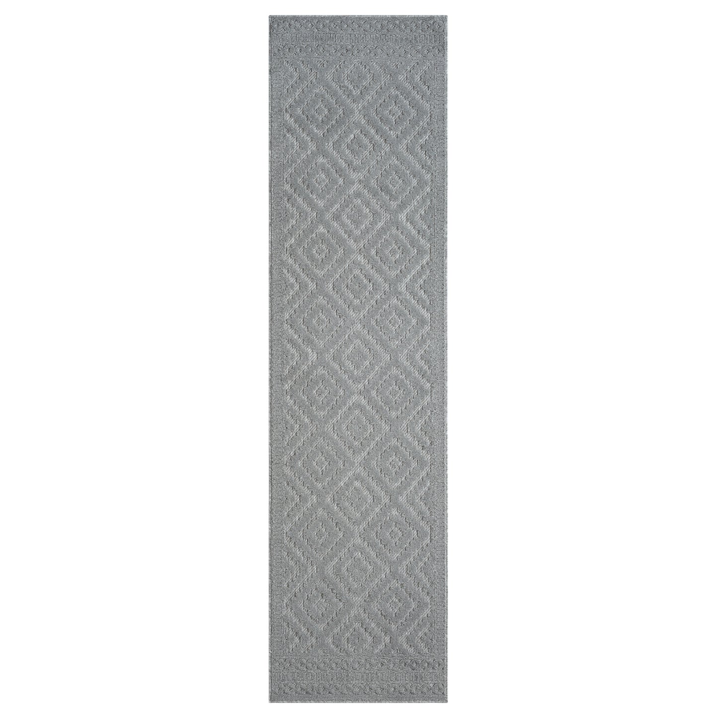 Calmer 414 Cloud geometric patterns Hallway Runner Saray Rugs