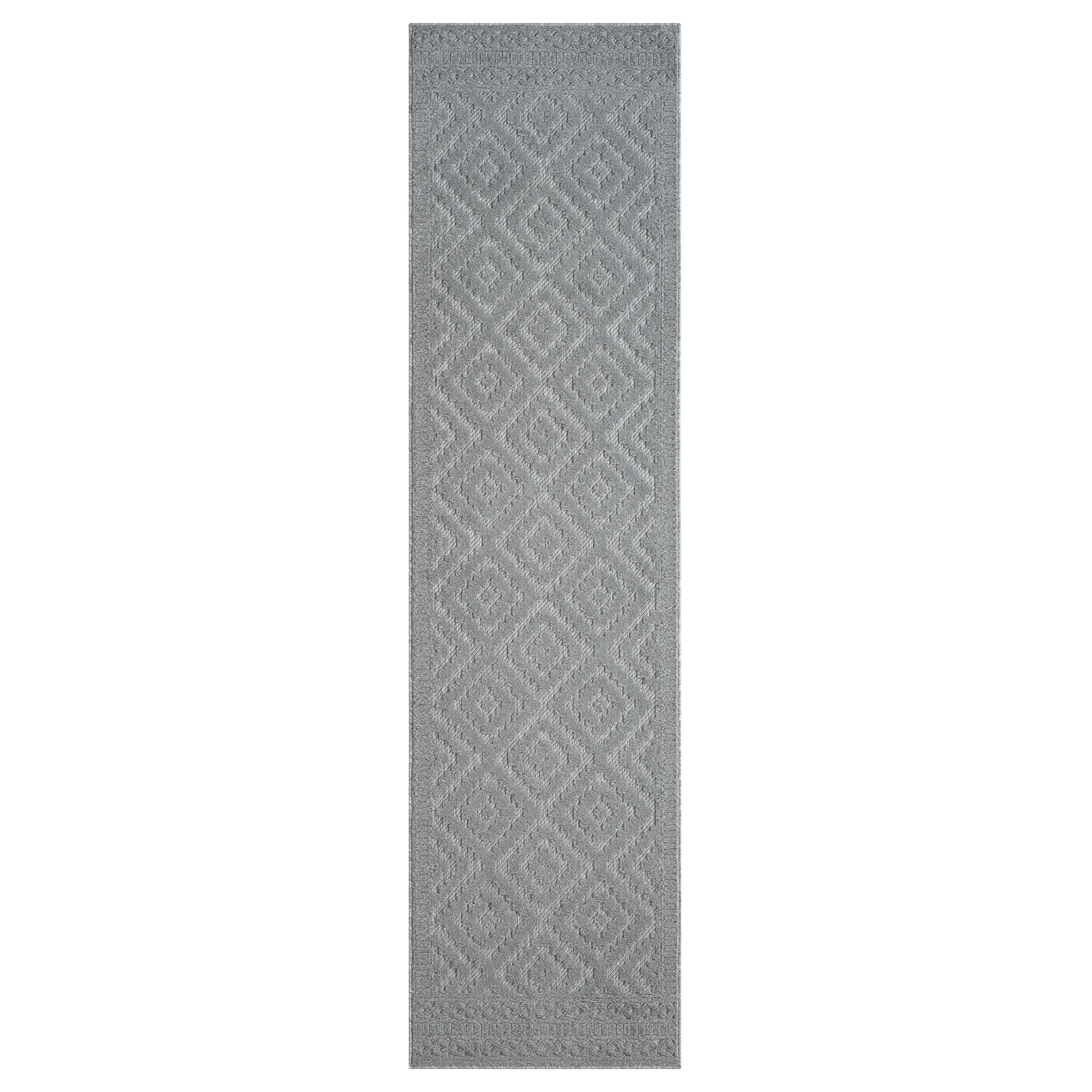 Calmer 414 Cloud geometric patterns Hallway Runner Saray Rugs