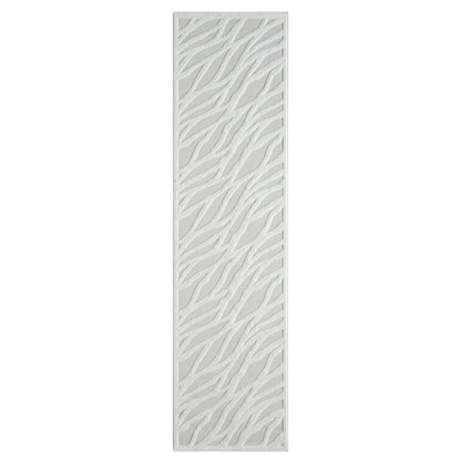 Calmer 415 Ivory geometric patterns Hallway Runner Saray Rugs