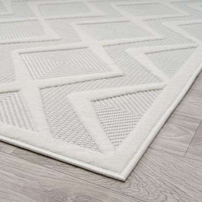 Calmer 417 Pearl geometric patterns Rug Saray Rugs