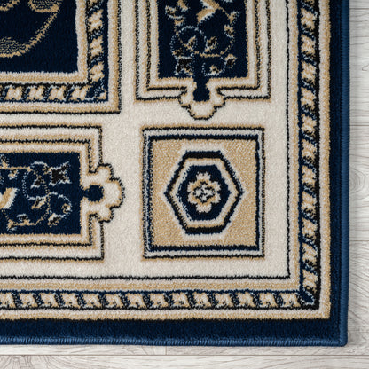 Oriental 511 Navy Traditional Rug Saray Rugs