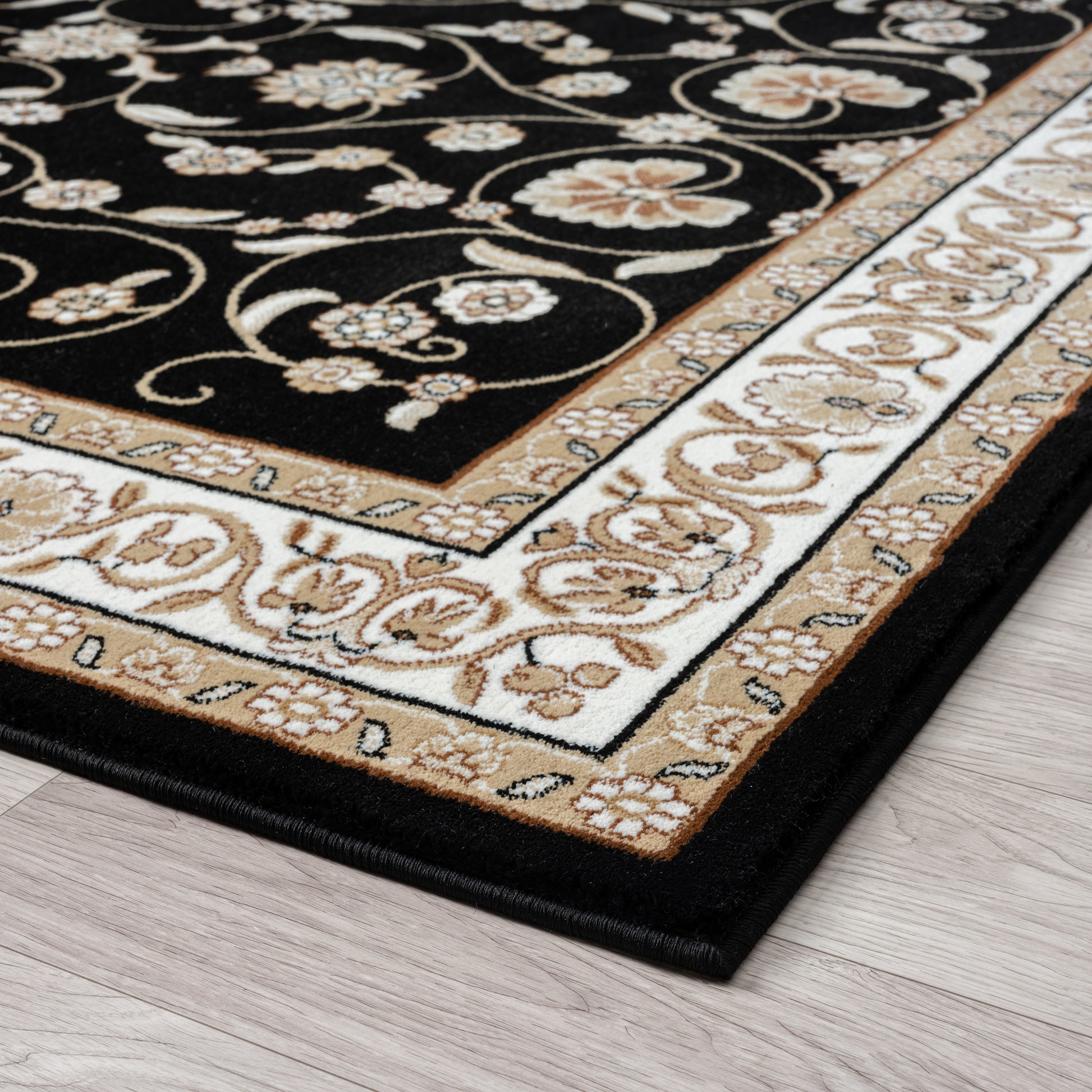 Oriental 512 Black Traditional Rug Saray Rugs