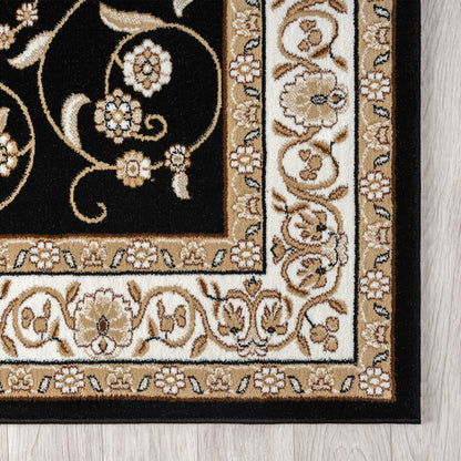 Oriental 512 Black Traditional Rug Saray Rugs