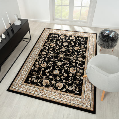 Oriental 512 Black Traditional Rug Saray Rugs