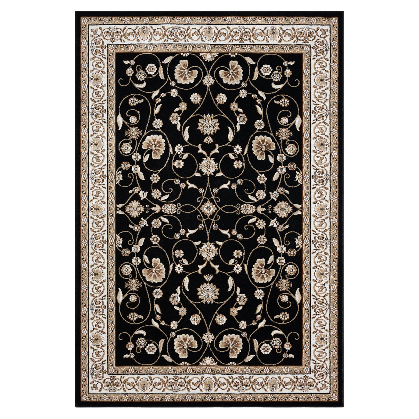 Oriental 512 Black Traditional Rug Saray Rugs