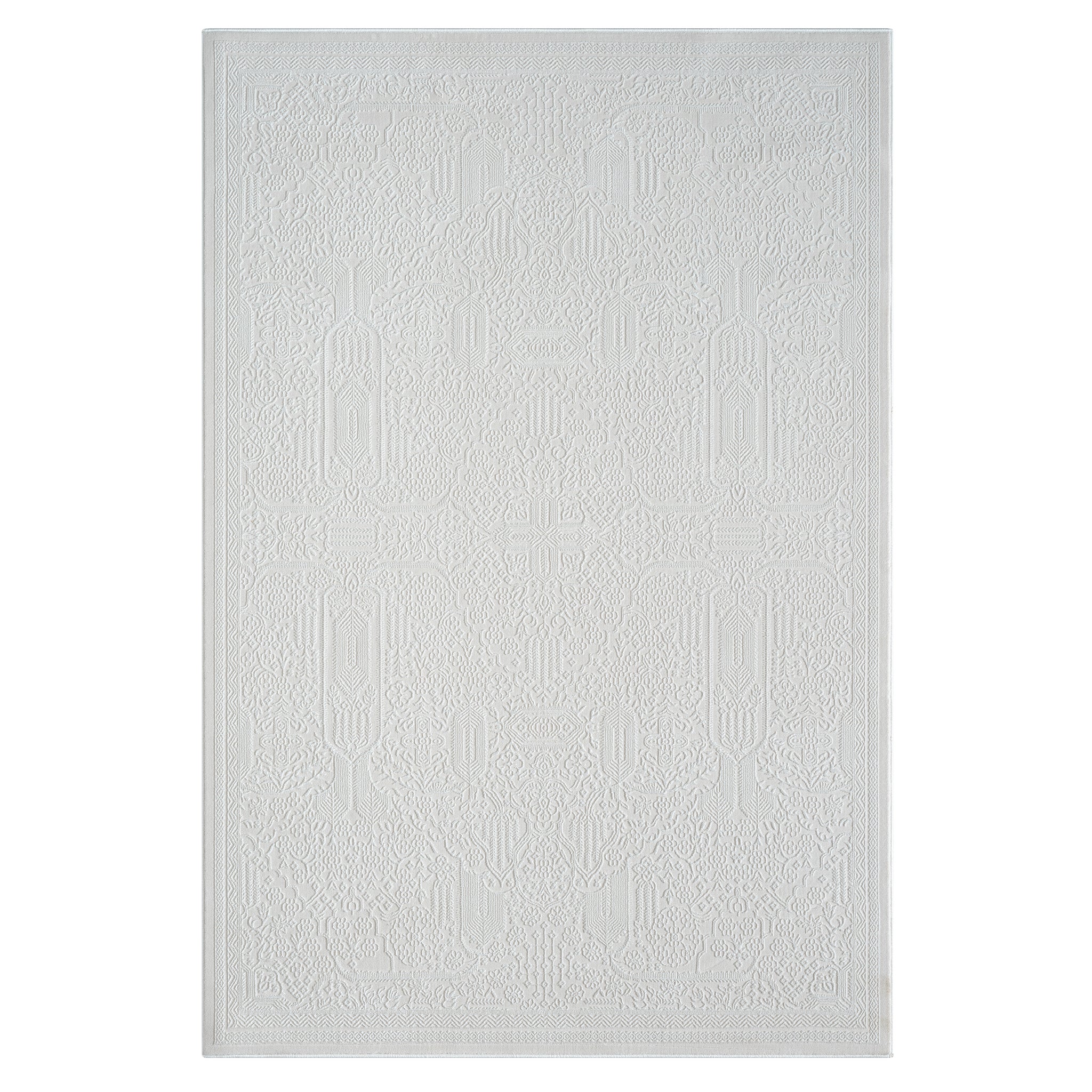 Fabled 471 Ivory Serene Modern Rug Saray Rugs