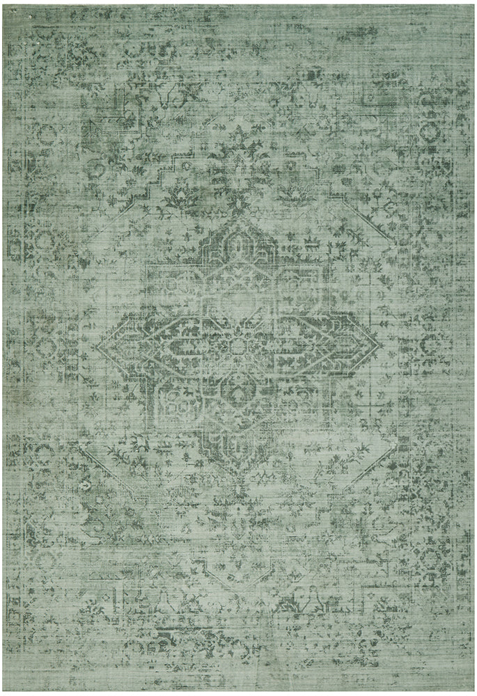 Graceful  Emerald Green Rug