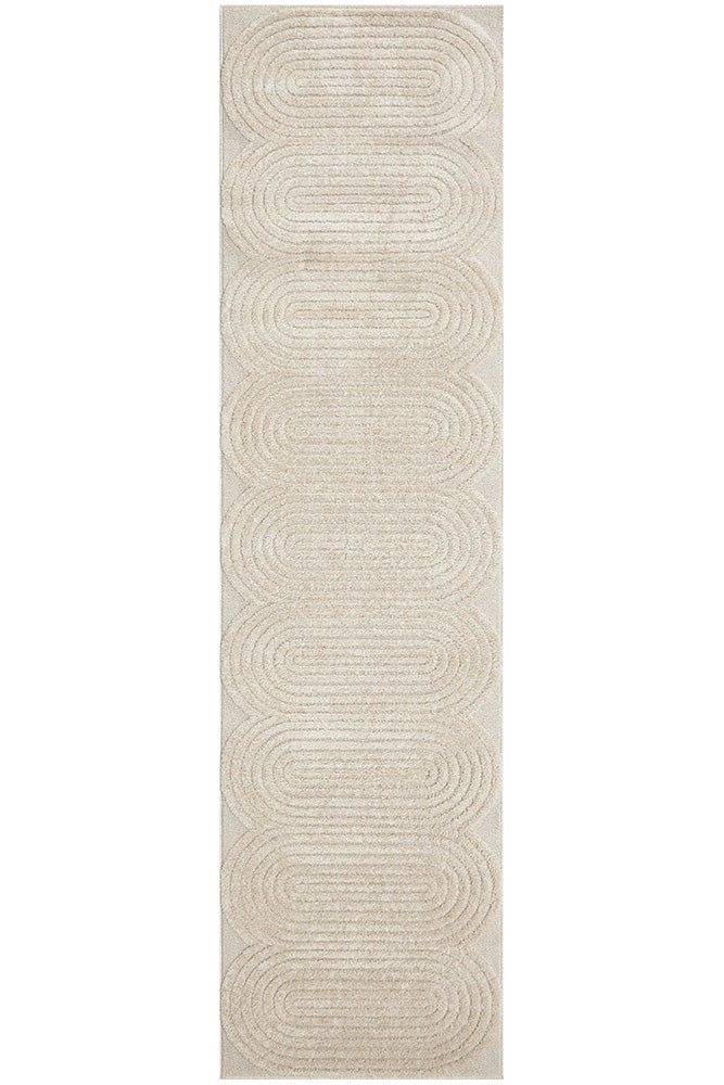 London Carl Beige Runner Rug Rug Culture