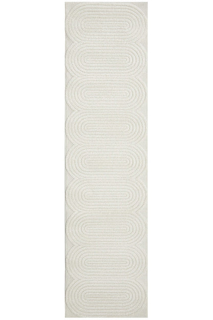 London Carl White Runner Rug Rug Culture