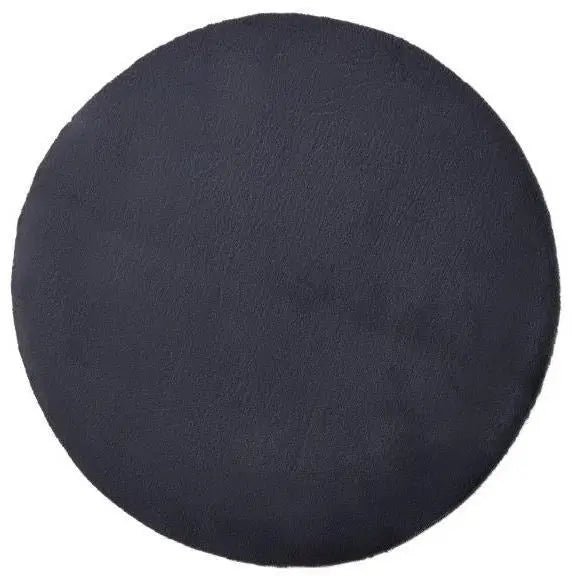 Pony Soft Round Dark Grey Rug Italtex