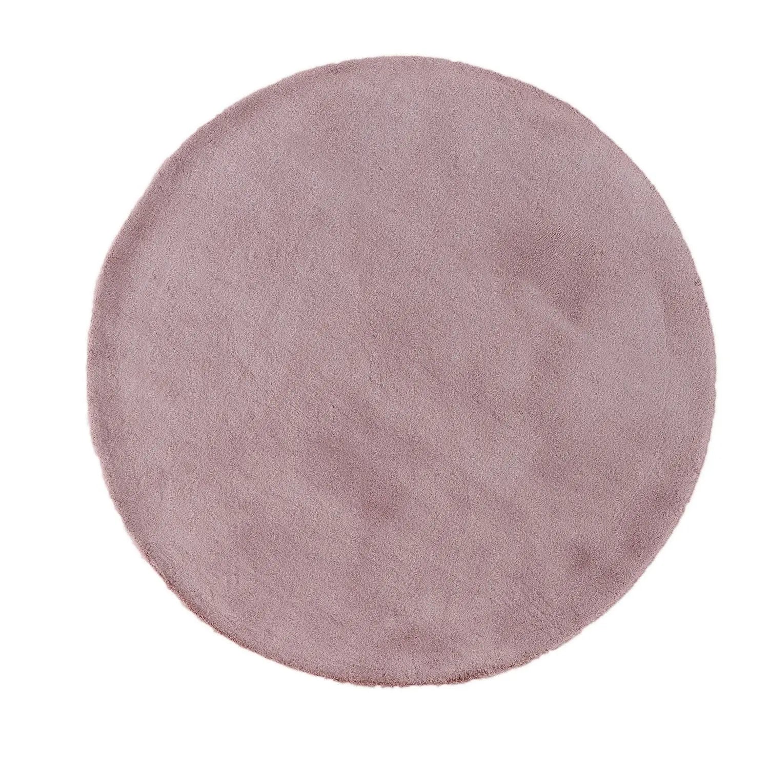 Pony Soft Round Dusty Pink Rug Italtex