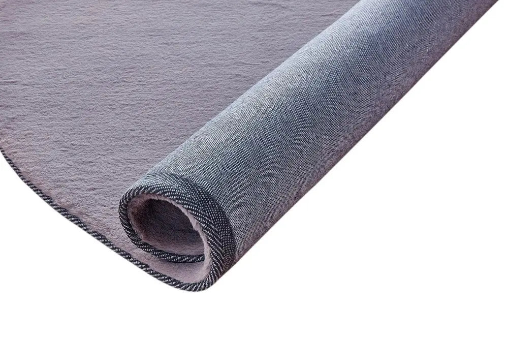 Pony Soft Round Gun Metal Clour Rug Italtex