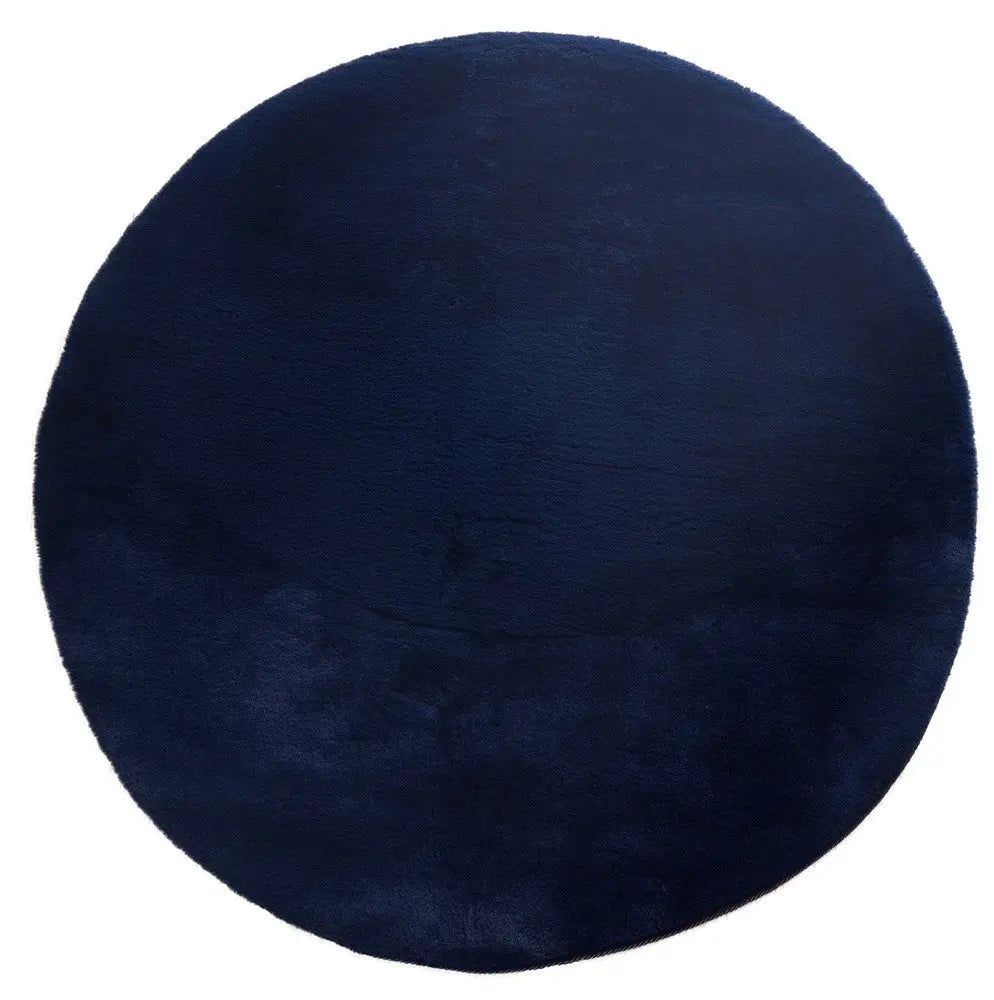 Pony Soft Round Navy Rug Italtex