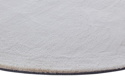 Pony Soft Round cream Rug