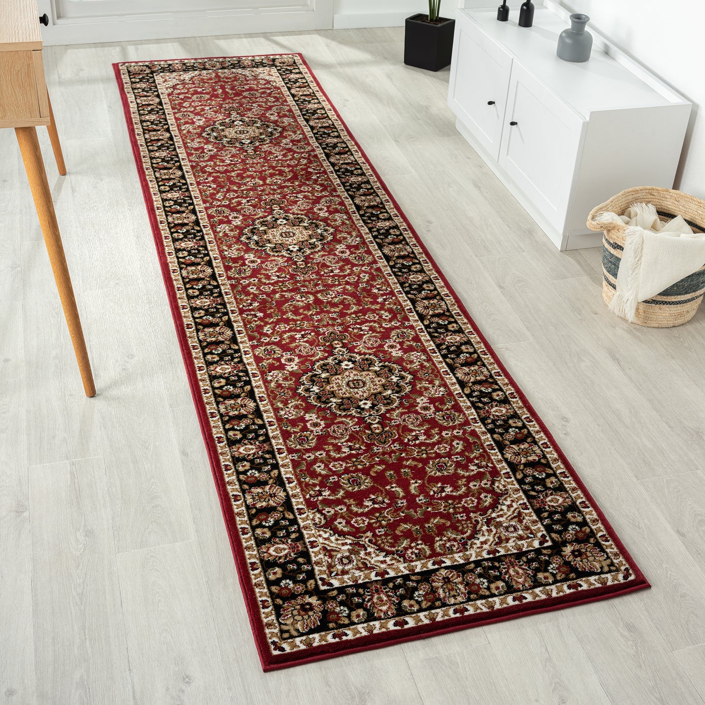 Empire 524 Red Hallway Runner Saray Rugs