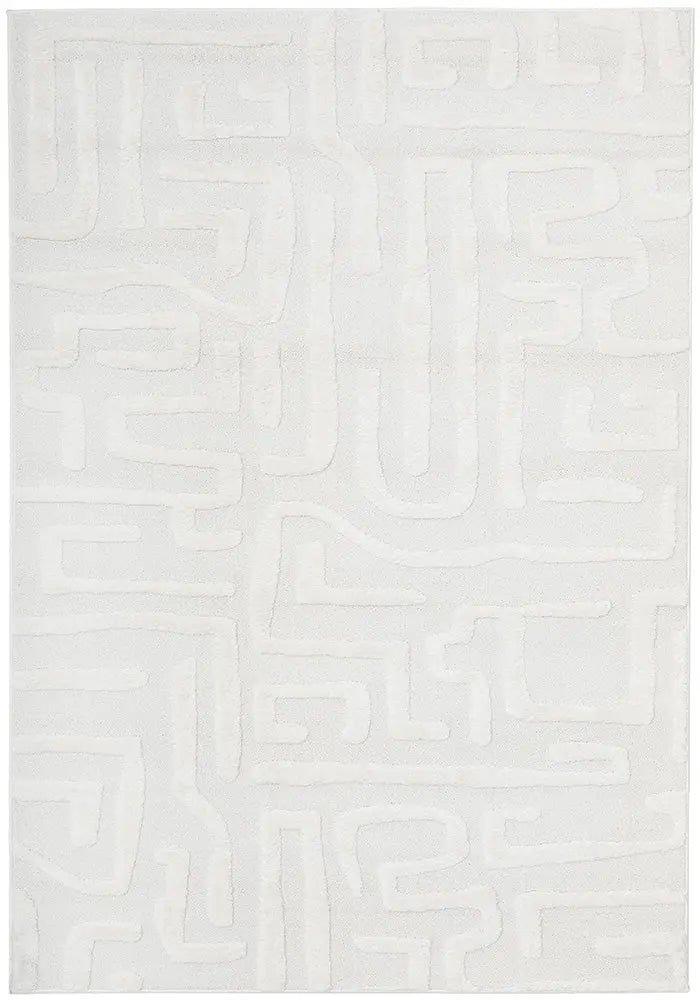 Sera Arlo White Rug RUG CULTURE