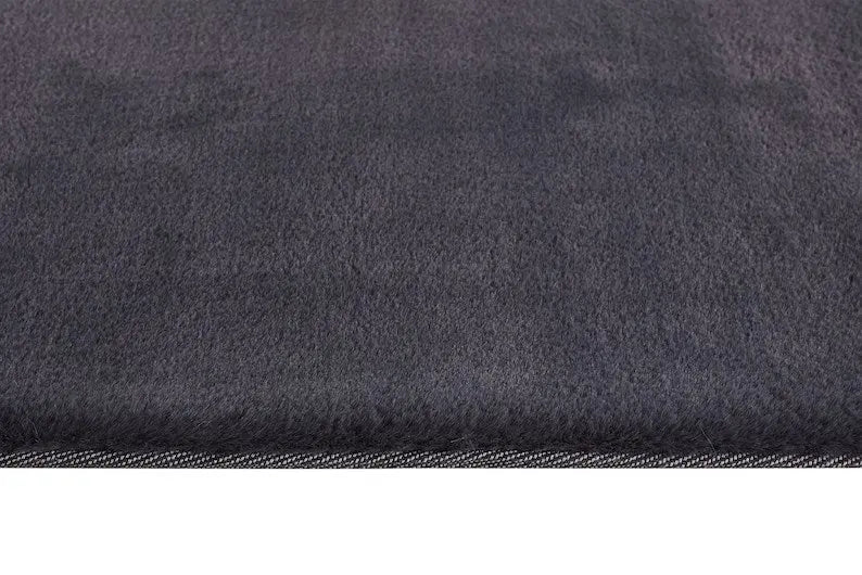 Soft Dark Grey Rug Italtex