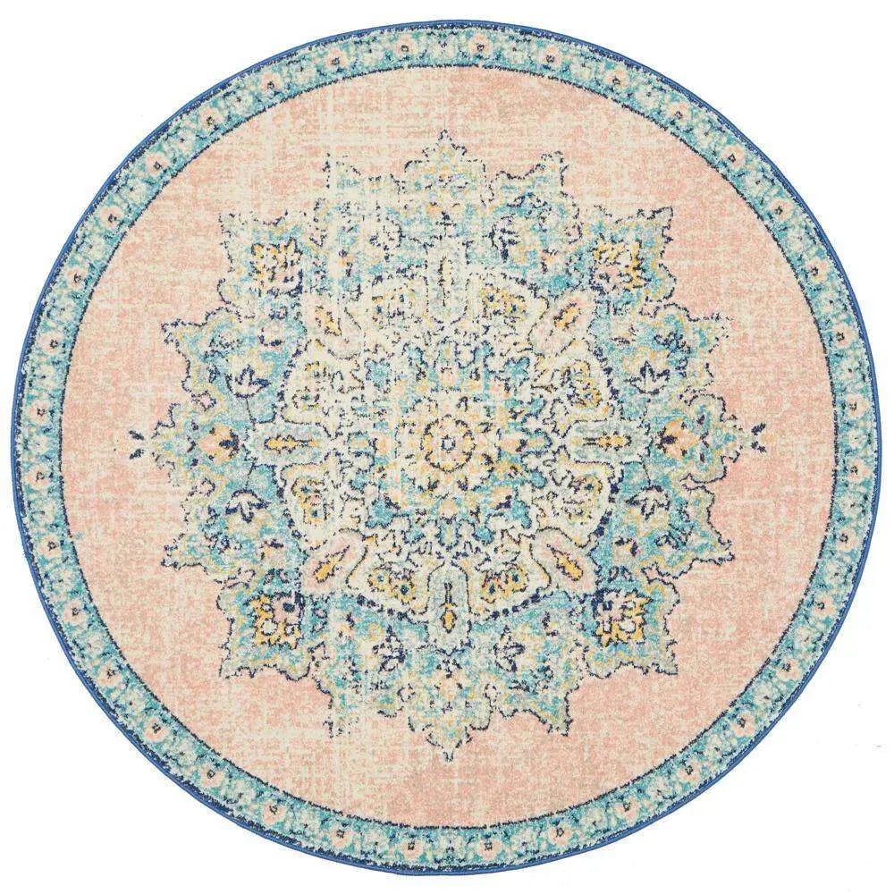 Avenue  Flamingo Round Rug Unitex