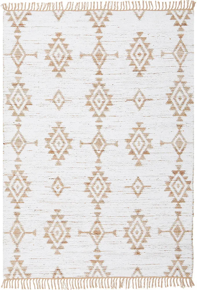 Bohoma Quinton Natural Rug, Cotton Rugs, Hand Loomed Rugs Sydney, Jute Rugs Australia RUG CULTURE