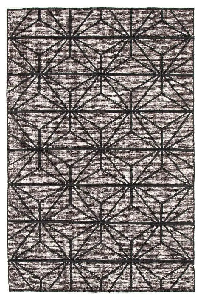 Bonita 737 Charcoal Wool and Viscose Rug Unitex