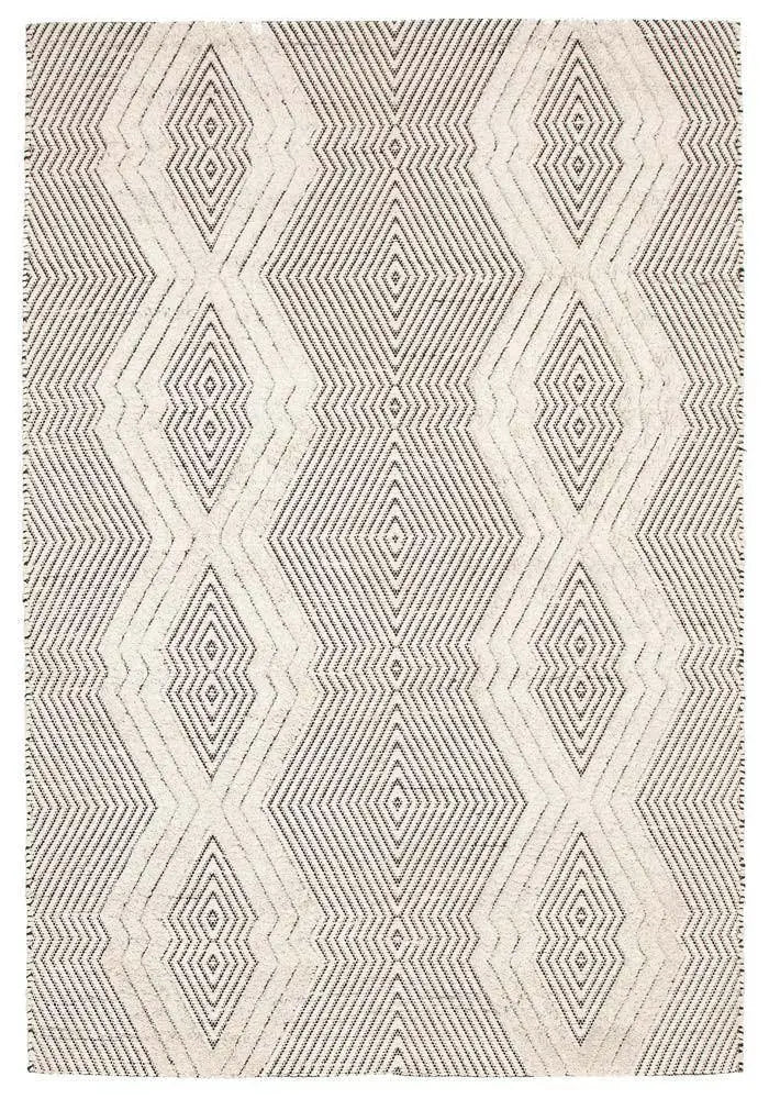 Bonita 741 Bone Wool and Viscose Rug Unitex