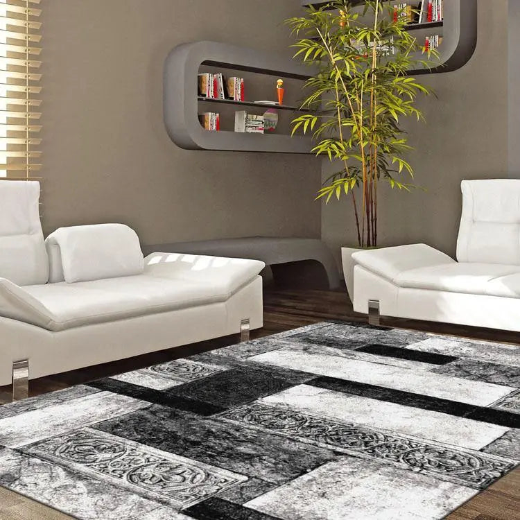 Chali Collection 9619 Grey Rug Saray Rugs