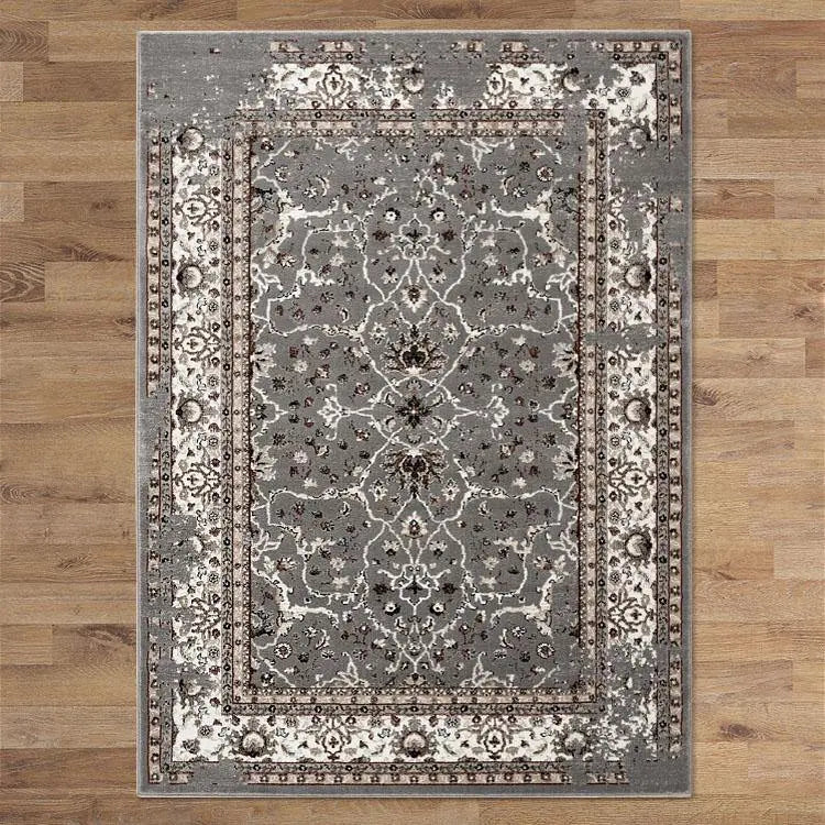 Diamond Collection 3465 Grey Hallway Runner Saray Rugs