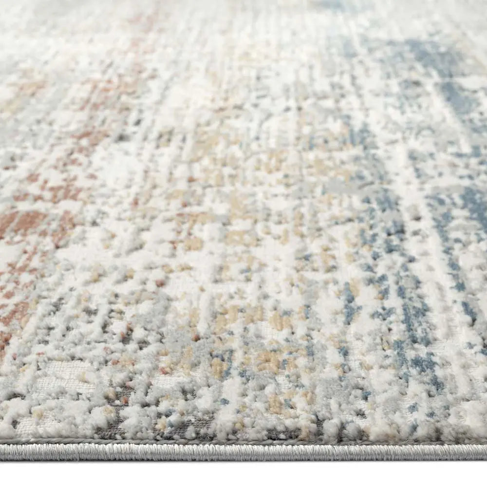 Dorisa 80 Light Grey Rust Rug Saray Rugs