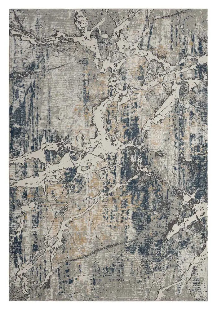 Dorisa 87 Light Grey Rust Rug Saray Rugs