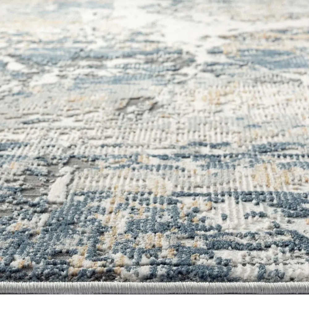 Dorisa 87 Light Grey Rust Rug Saray Rugs