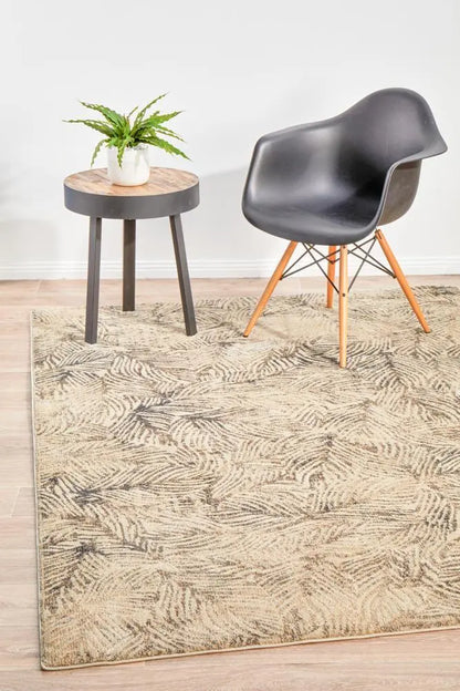 Dream Artistic Nature Modern Charcoal Rug Rug Culture