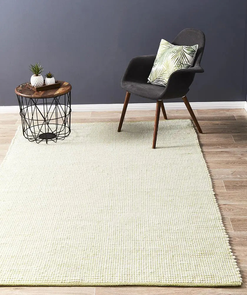 Lapa Pistachio Wool Rug Unitex