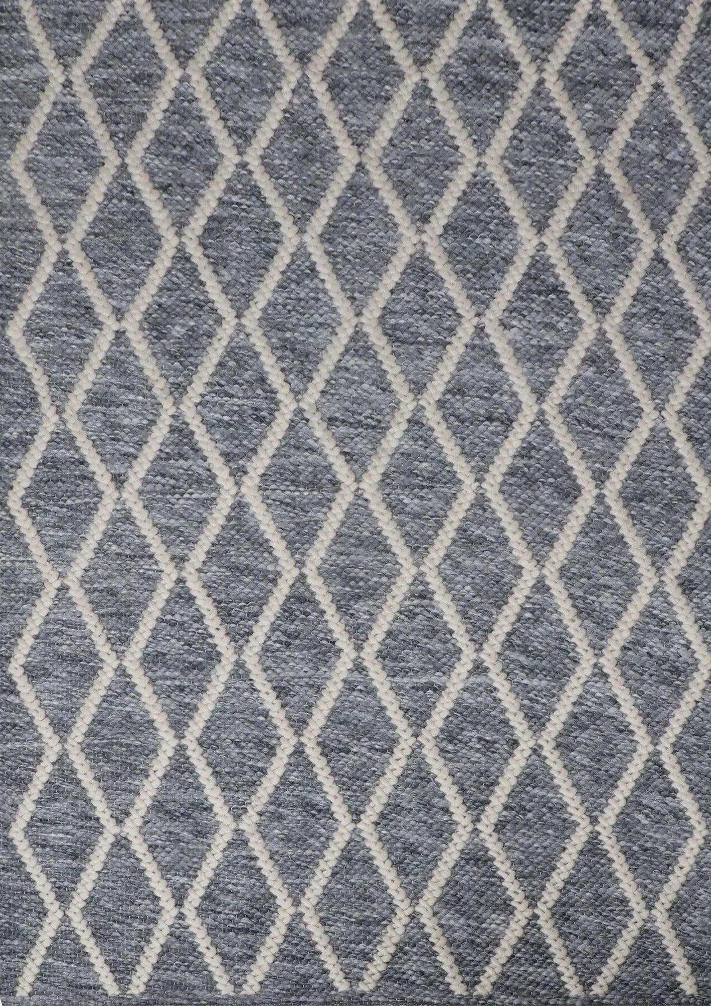 Lounge Grey Wool Rug The Rug Co