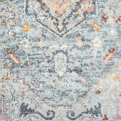 Luna 7404 Blue Pastel Hallway Runner Saray Rugs