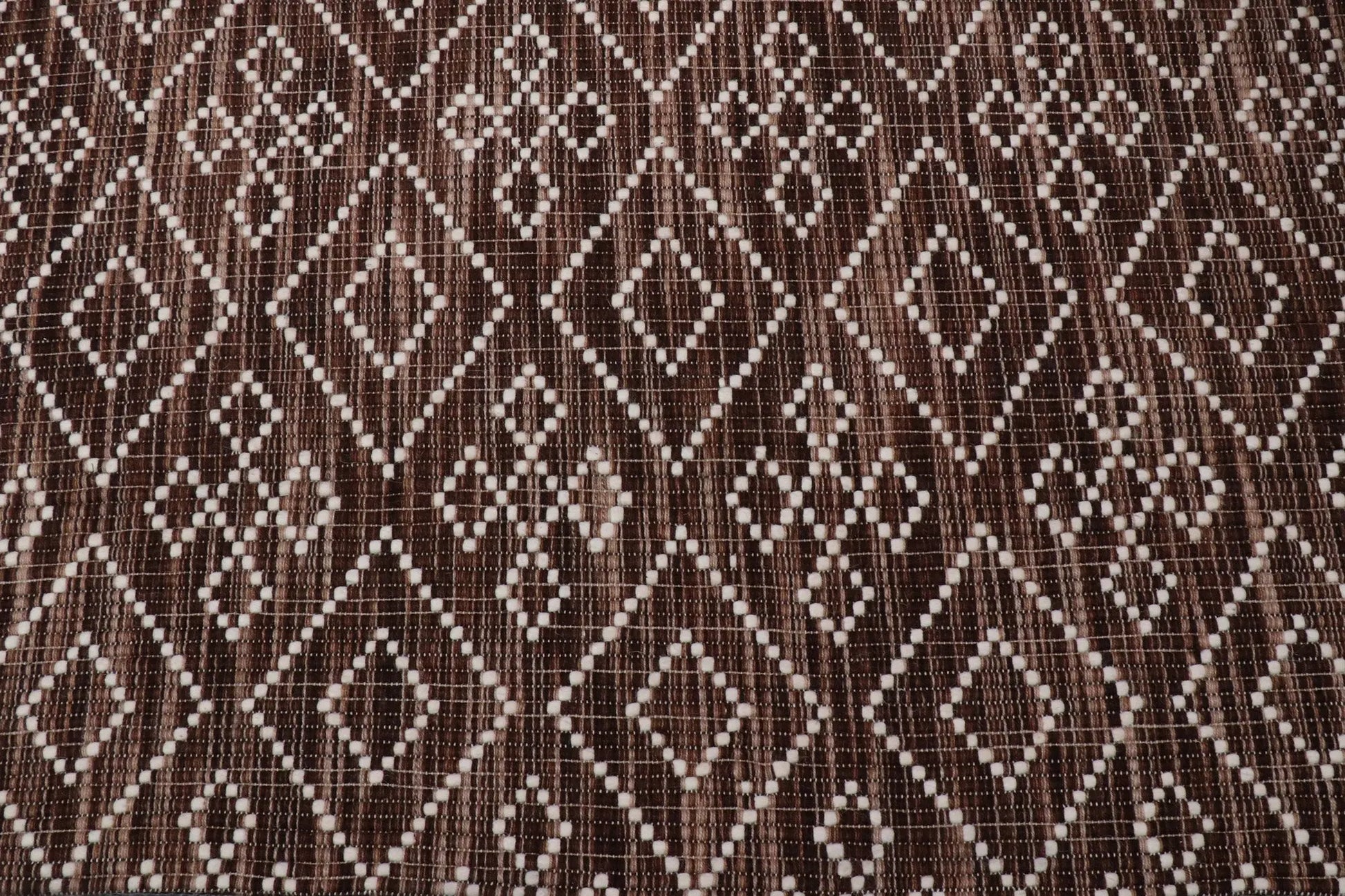 Mozaik Chocolate Wool Rug The Rug Co