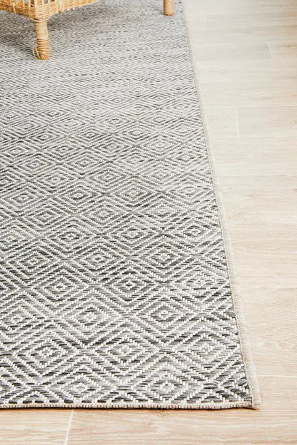 Outdoor Terrace  Grey Rug Rug Culture