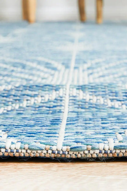 Outdoor Terrace  Sky Blue Rug Rug Culture