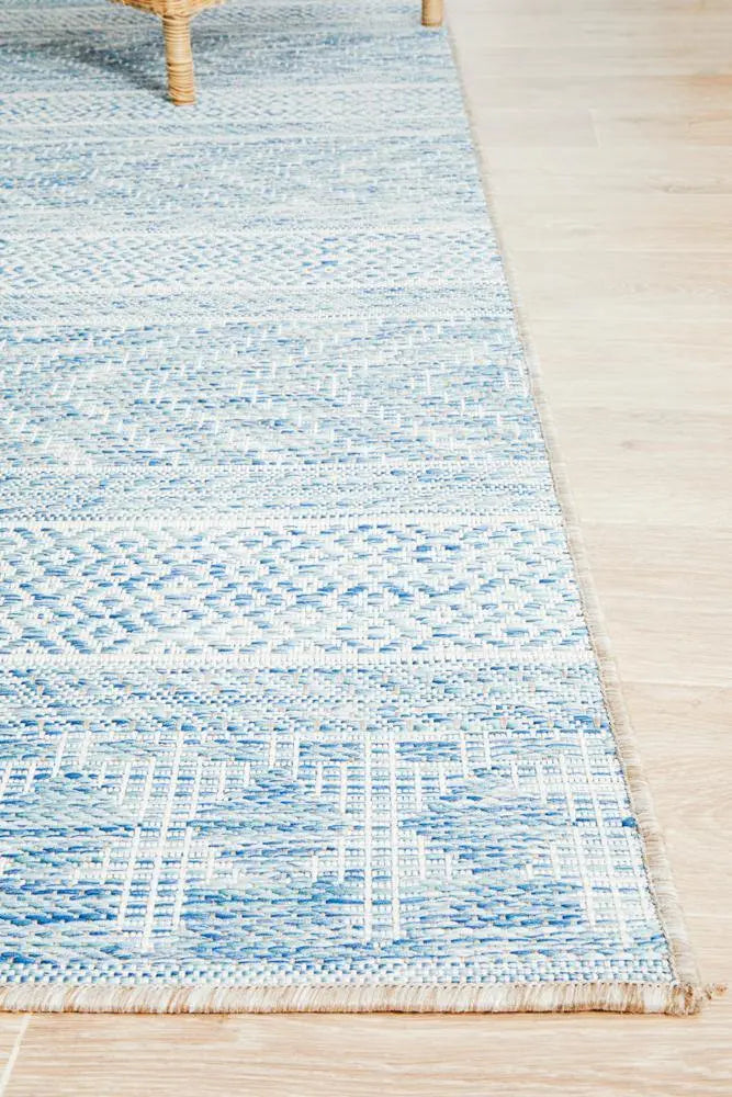 Outdoor Terrace Blue Rug Rug Culture