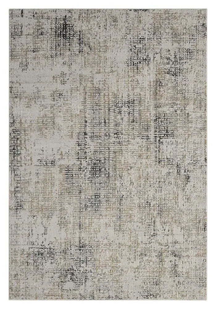 PORTLAND 552 PASTEL GRID GREY RUG Saray Rugs