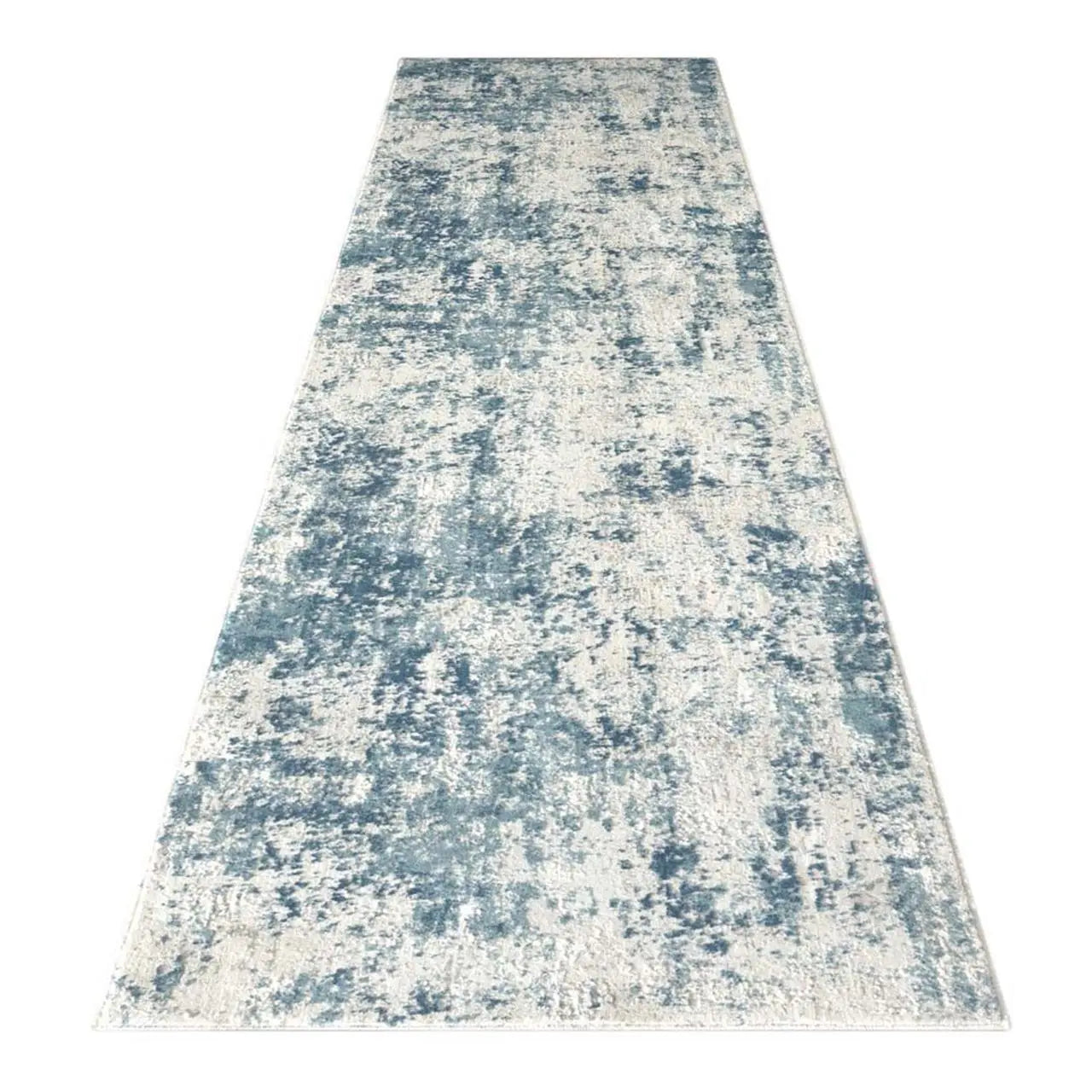 PORTLAND 846 PASTEL GREY BLUE HALLWAY RUNNER Saray Rugs