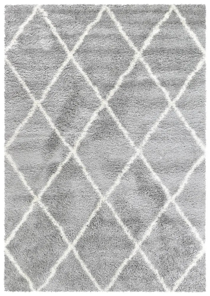 Palermo Shaggy Rug 1562A Grey AUSTEX