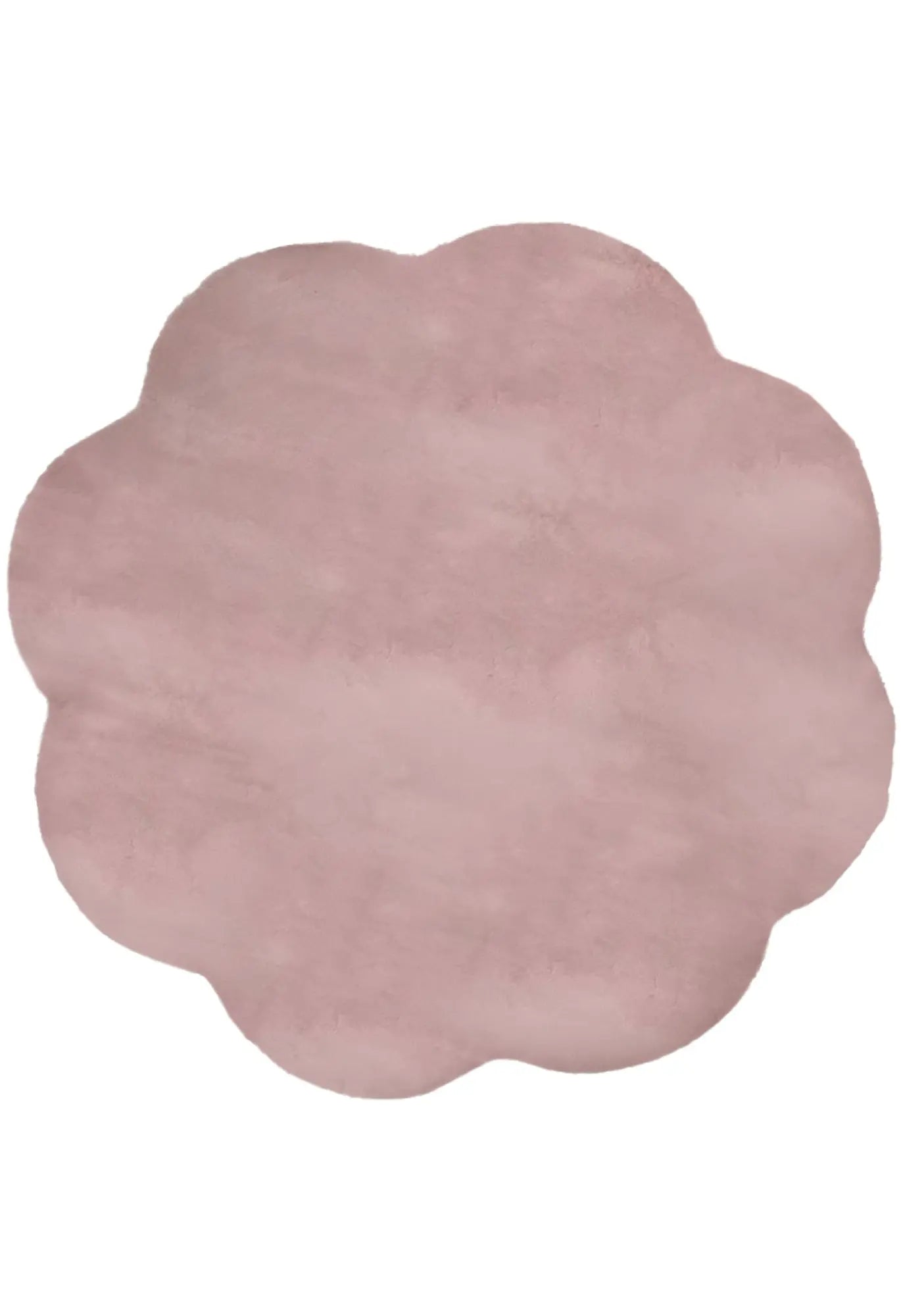 Panda Plush Super Soft Pink Flower Rug The Rug Co