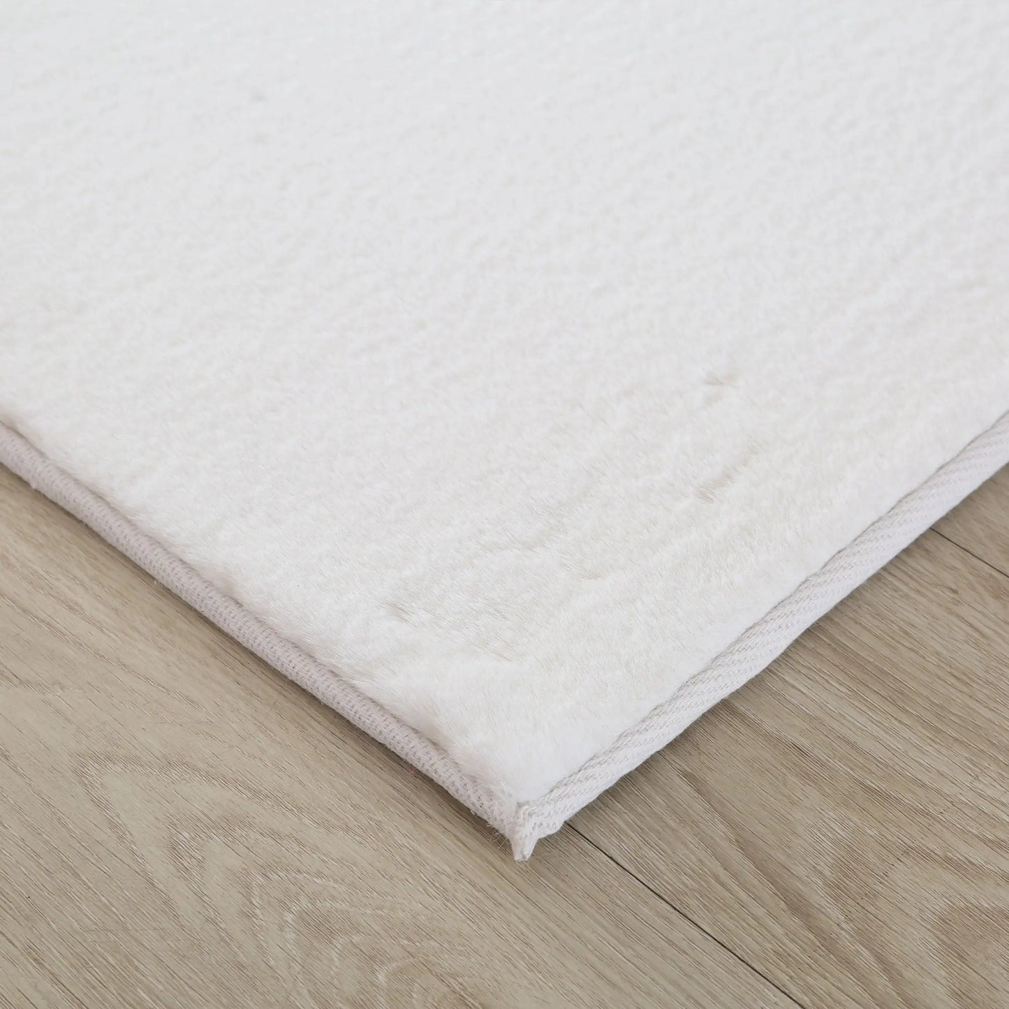 Panda Plush Super Soft White Rug The Rug Co