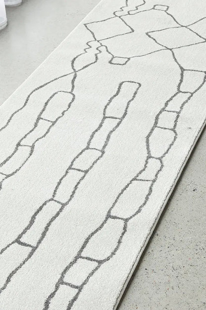 Pera Amy Grey Runner RUG CULTURE