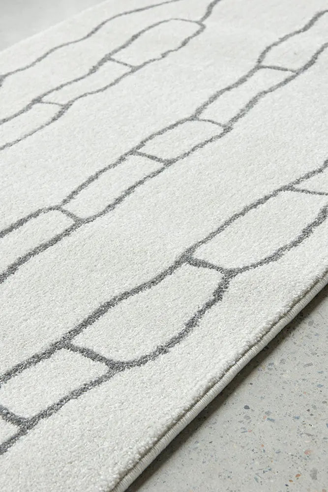 Pera Amy Grey Runner RUG CULTURE