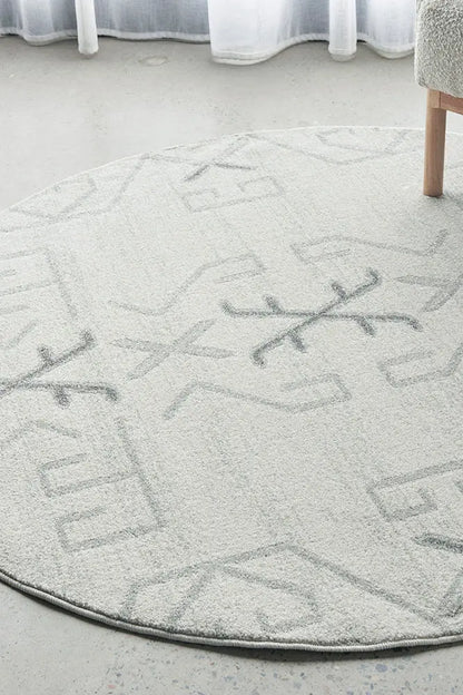 Pera Cala Grey Round RUG CULTURE